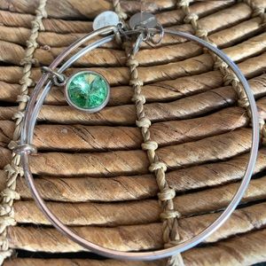Alex And Ani Peridot Birthstone Bracelet